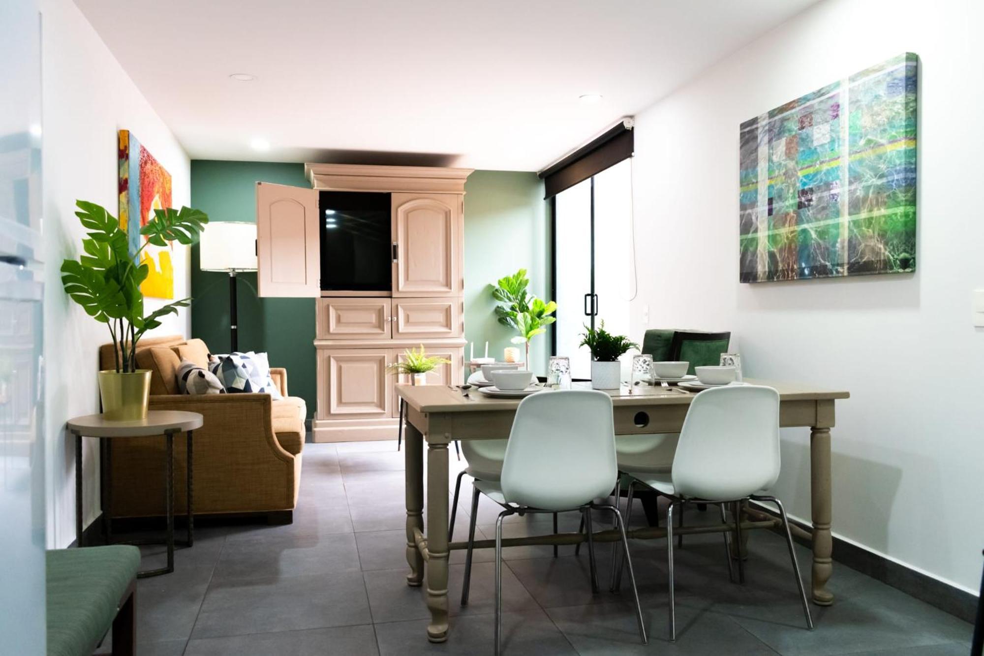 Apartament Terraza Departamento Cerca De Santa Fe Kingsize Meksyk Zewnętrze zdjęcie